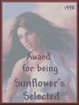 Award for being Sunflower Selected